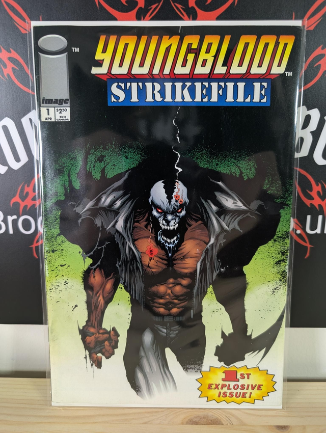Youngblood Strikefile #1 1993 Variant Cover 