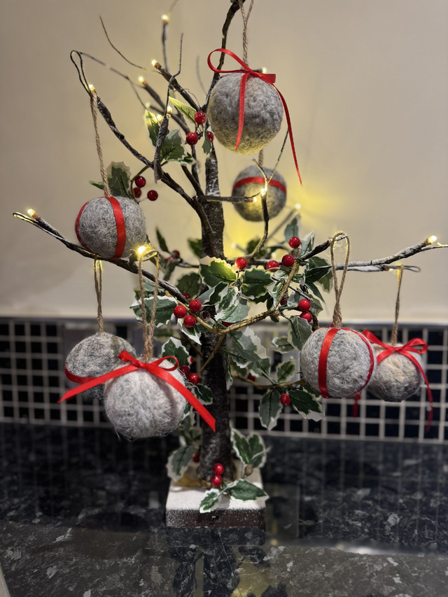 Wool Baubles