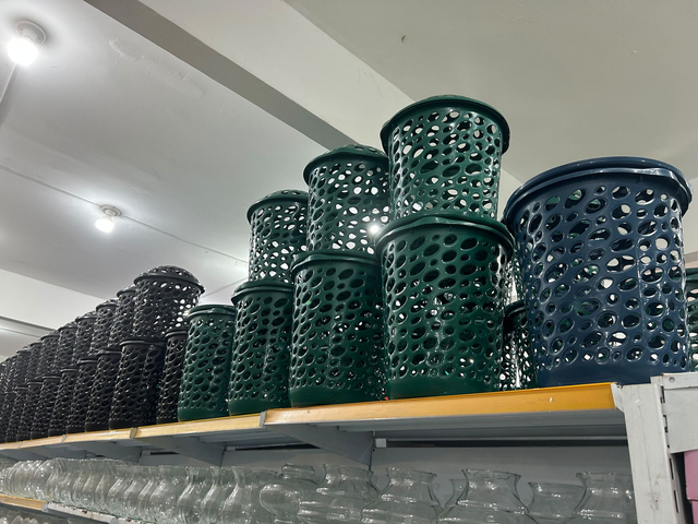 Cesto Organizador Roupas 50L Multiuso Colorido