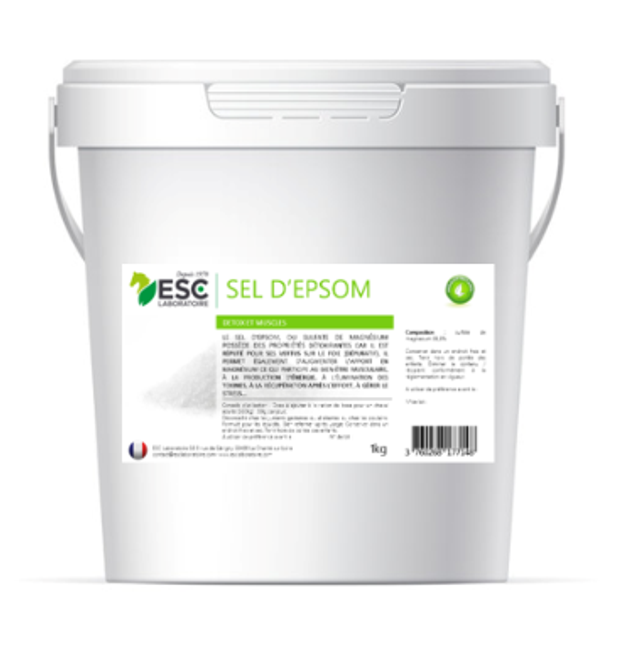 SEL D’EPSOM Sulfate de magnésium Cheval – Troubles du transit et décontraction musculaire