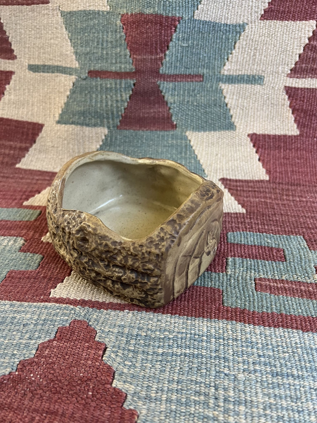 Log Ceramic Planter