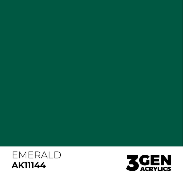 3rd Gen. Acrylics 144 Emerald