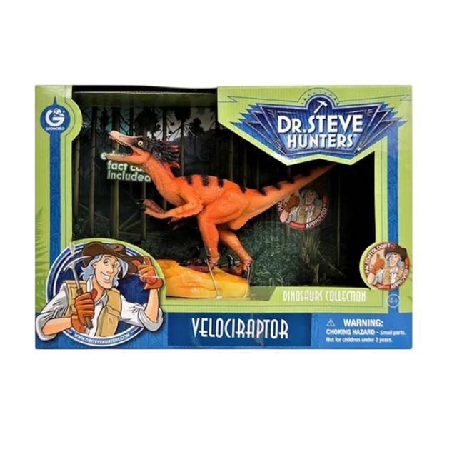 Dr. Steve Hunters Figura / Velociraptor