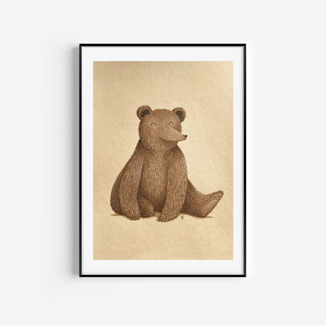 Medved (Giclée print)
