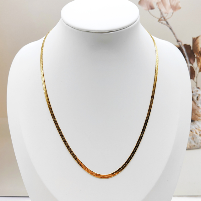 Collier maille serpent 