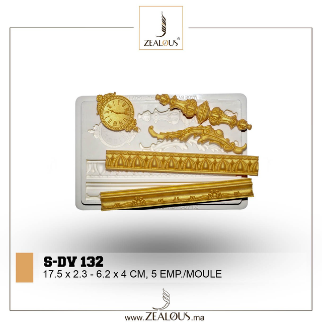 S-DV132 Cake Chocolate and Fondant Silicon Moulds