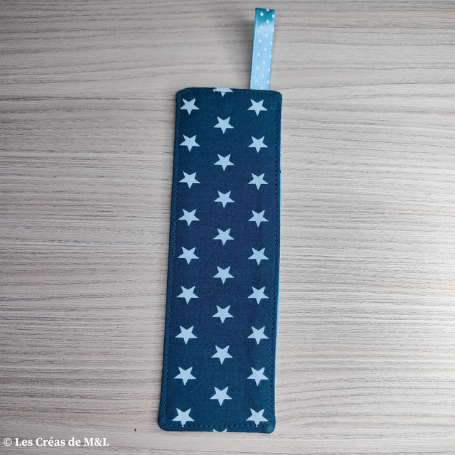 Marque-page Etoiles Pétrole &amp; Turquoise