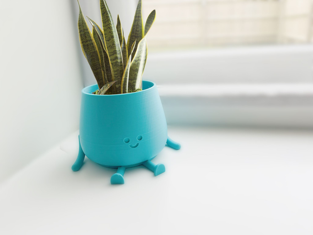 Smiling Face Planter Pot