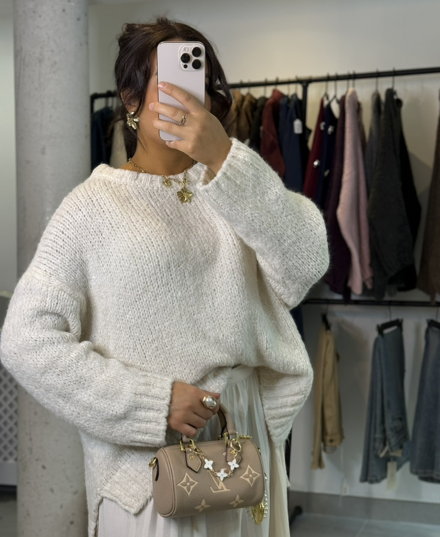Pull Gaby écru