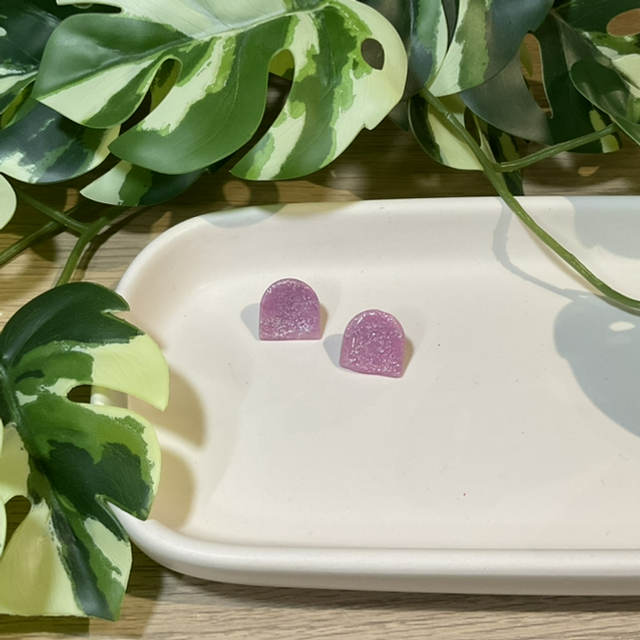 Flieder: Ohrstecker #0552