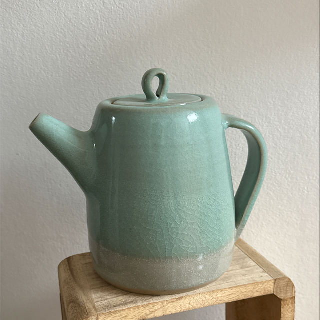 Théière céladon 