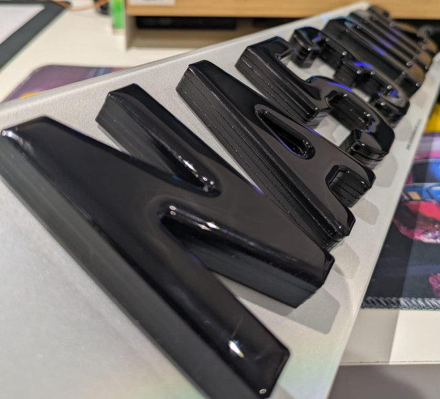 12mm Black 4D with Black Gel