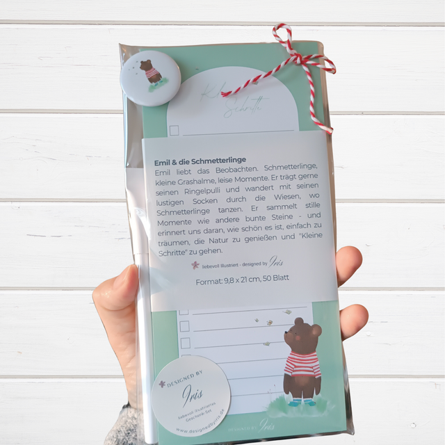 Geschenkset "Emil & die Schmetterlinge" (ArtNr. SE0013)