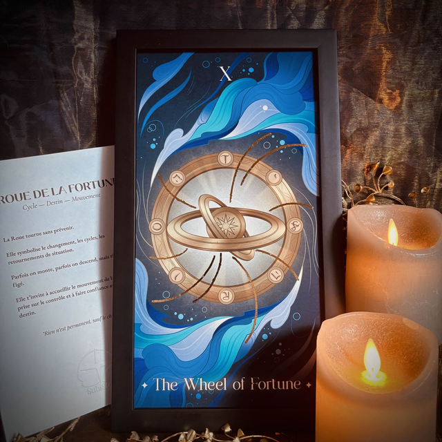 Tarot XL: 10 - La Roue de la Fortune 