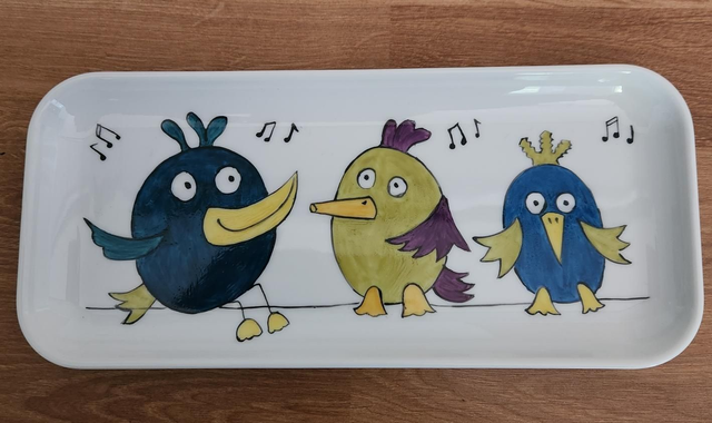 Plat - 3 oiseaux - OB3