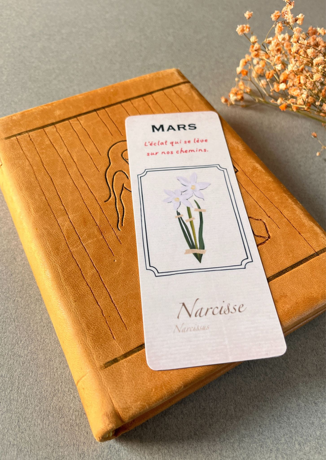 Marque-pages 03. Mars, Le Narcisse