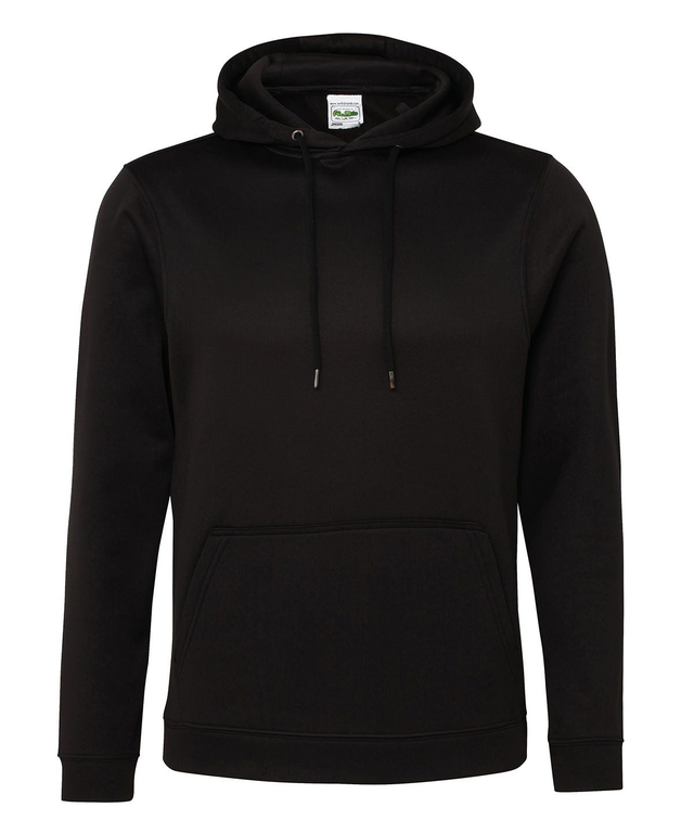 Custom Adult Hoodie Jet Black