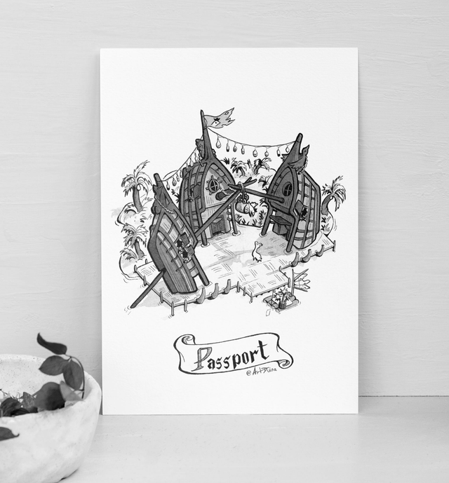 îles fantasy - L'aventure du Lama - Illustrations à l'unité