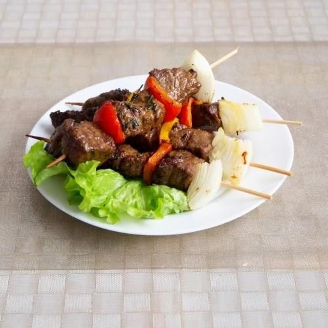 Brochettes de bœuf 