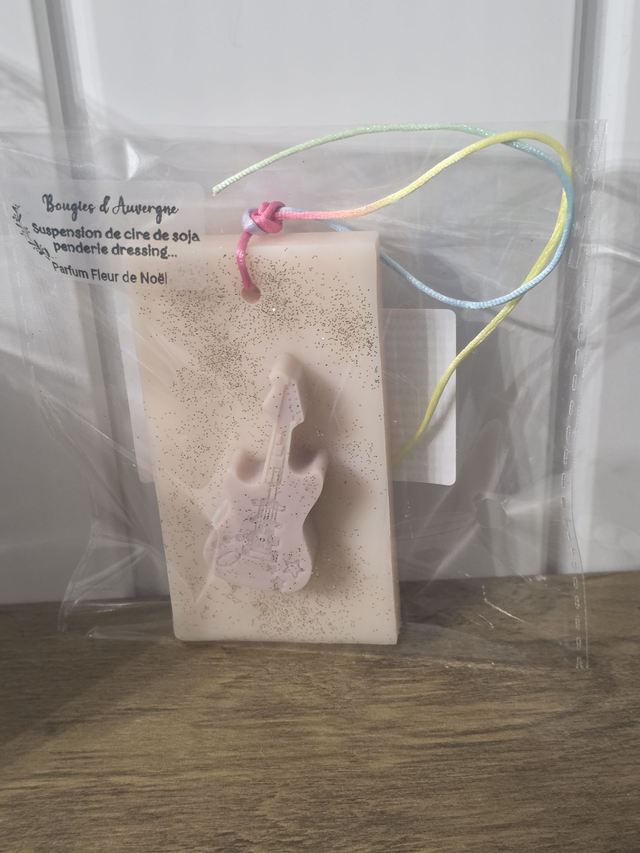 Suspension de cire de soja parfum Fleur de Noël 