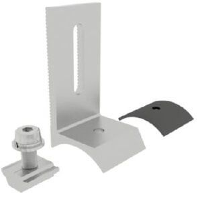 Support de pied en L – tole ondulée