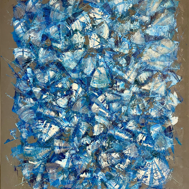 Où est le Bleu ? - Huile 100x120cm - 2009