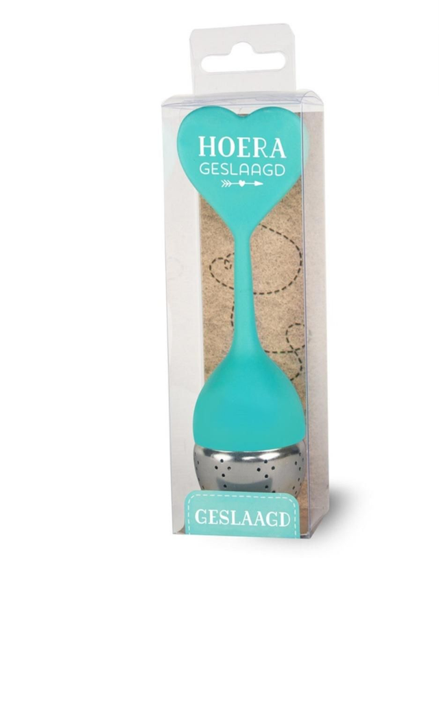 Theezeef hoera geslaagd