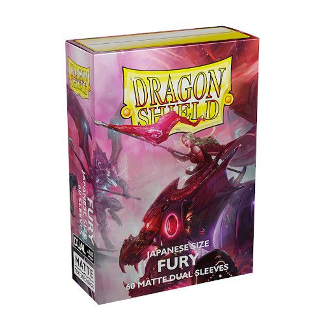 Dragon Shield - Dual Matte Japanese Size Sleeves 60pk - Fury