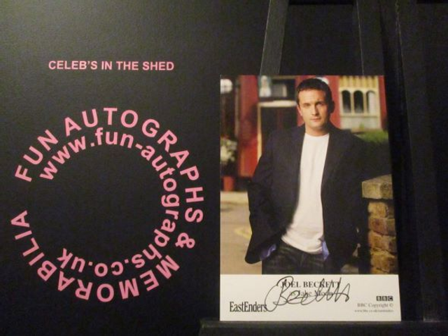 Joel Beckett (Jake Moon) Authentic Autographed EastEnders 6x4 Cast Card