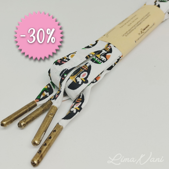 TĒNEHI Les lacets en tissu