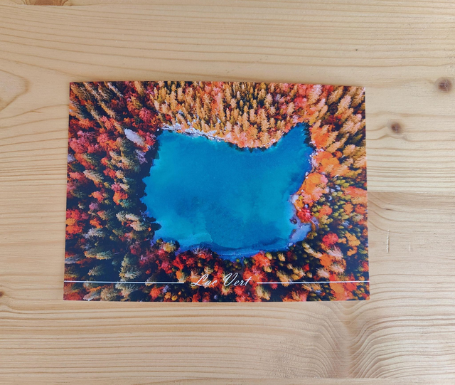 Carte postale du Lac Vert