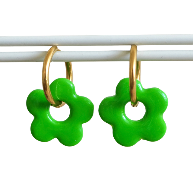 Fleurs Azea vert prairie