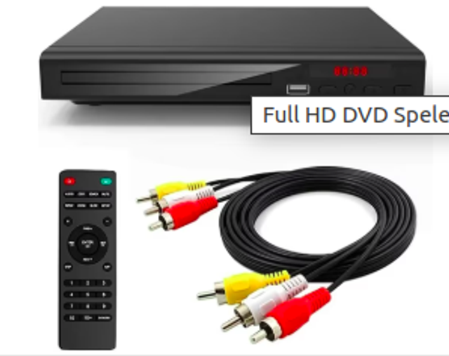 Full HD DVD Speler met USB ingang - Multi regio