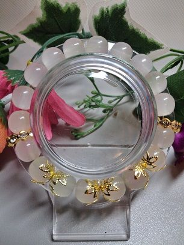 Bracelet en perles de verre – Pièce unique