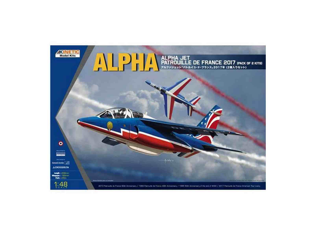 Alpha Jet Patrouille de France x2 Kinetic 48064 1/48