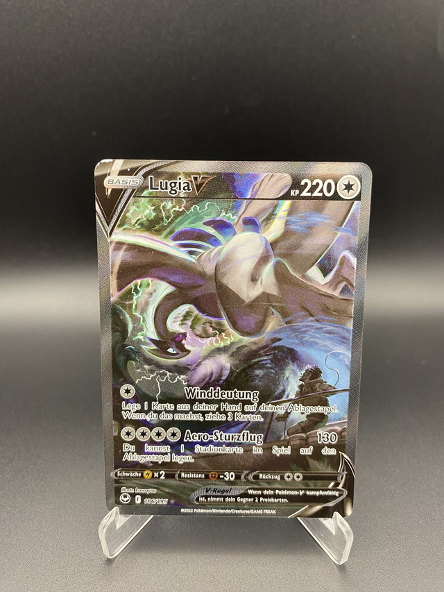Lugia V (186/195) Silberne Sturmwinde - Good - DE - Special Illustration Rare
