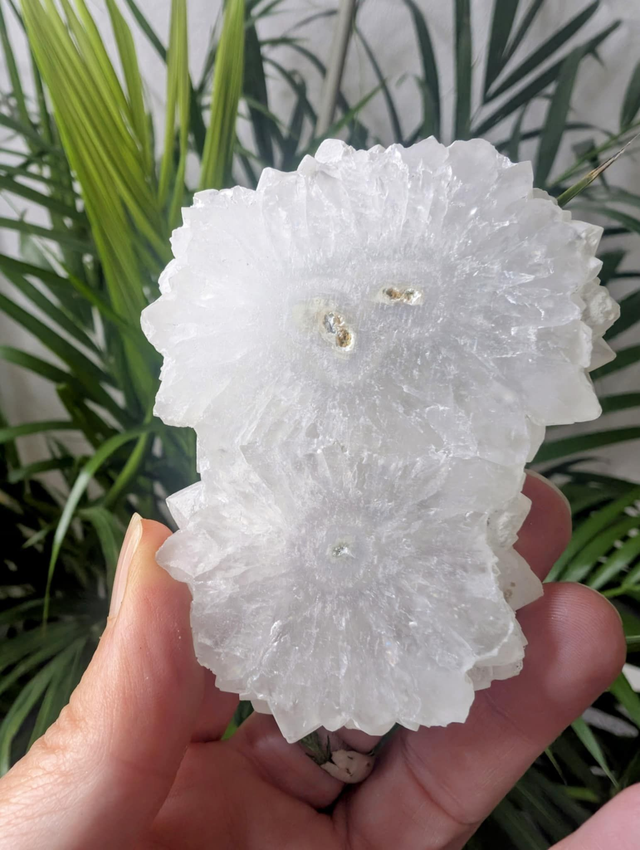 MOSS SOLAR QUARTZ -      weight 130g / 9x6cm