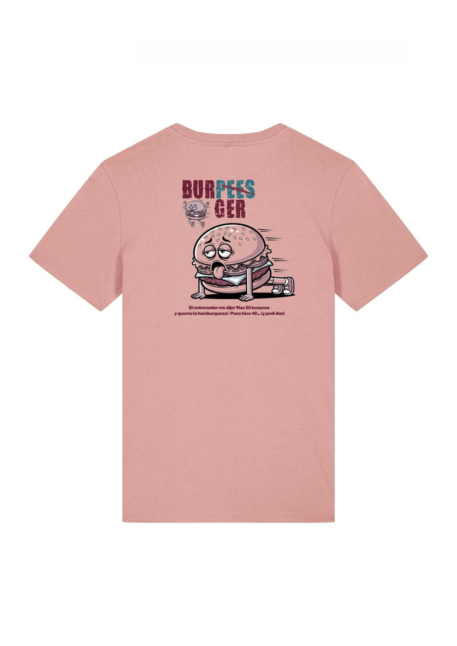 Camiseta Burpees rosa 