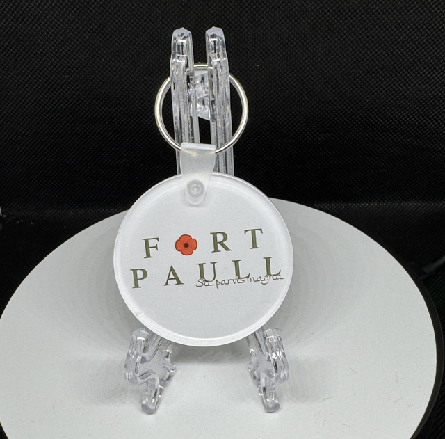 Fort Paull 5cm Circular Acrylic Keyring