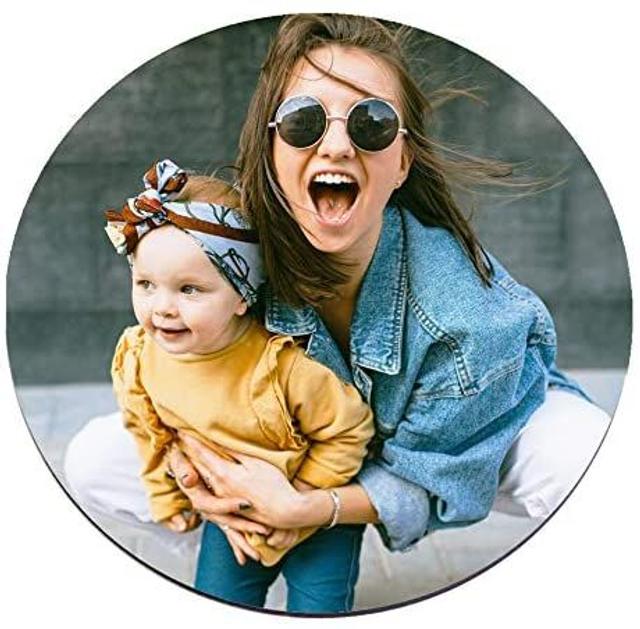 Personalised Custom Computer Mouse Pad Mat Company Business Logo Any Photo Waterproof Non-Slip Rubber for Laptop and PC