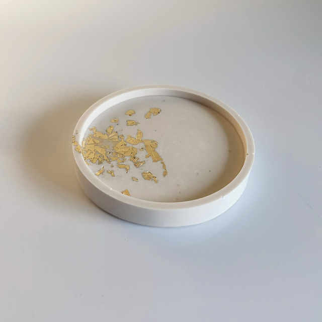 Plateau support bougie rond