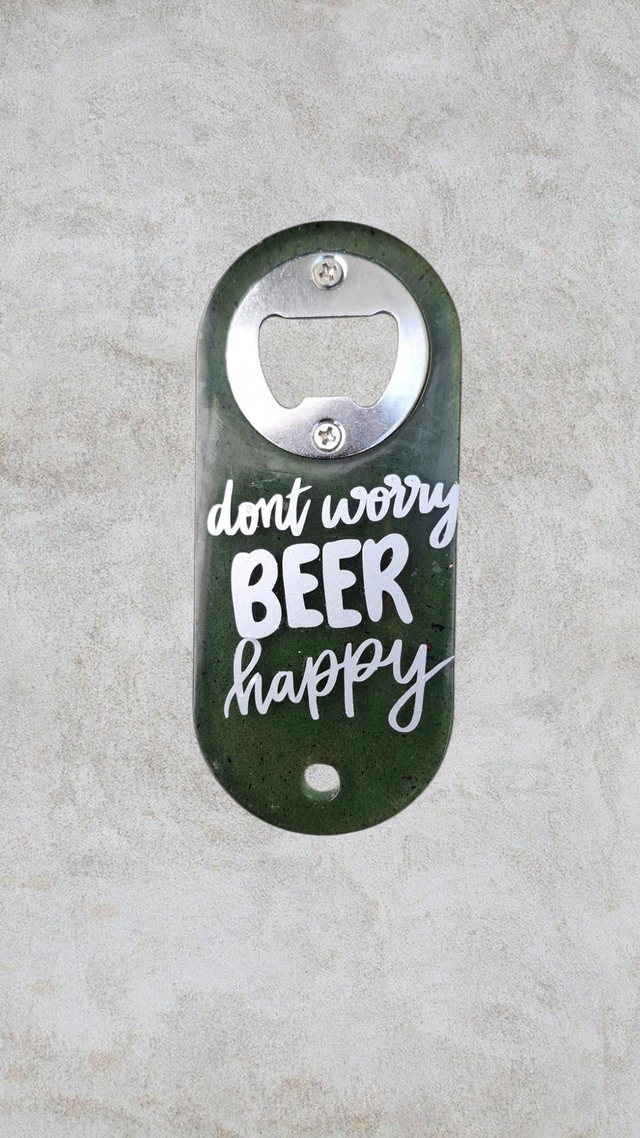 Décapsuleur don't worry beer happy 