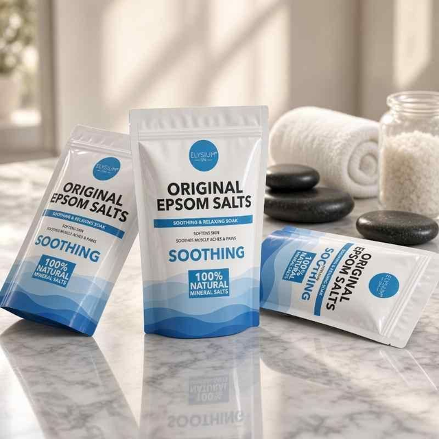 Elysium Spa Epsom Salts Original Natural – 450g | Bath & Body Care