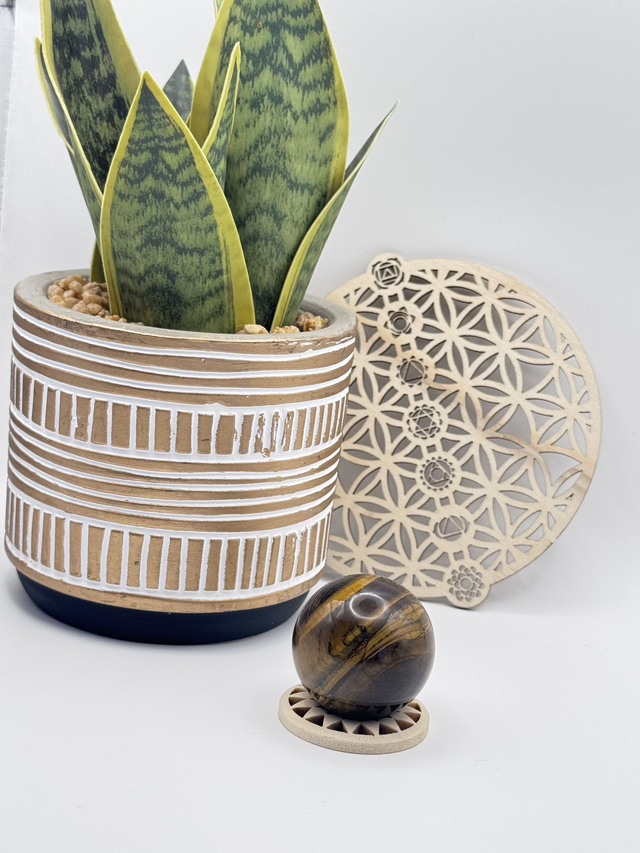 Sphère en Oeil de Tigre 