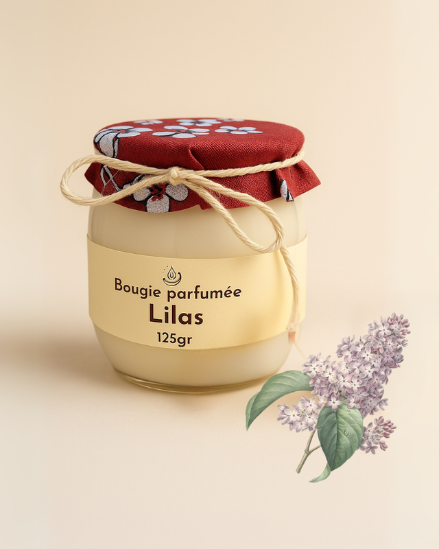 Bougie parfumée - Lilas