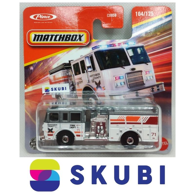 Pierce Arrow XT Fire Engine Matchbox County Fire Dept 71 - Matchbox 104/125