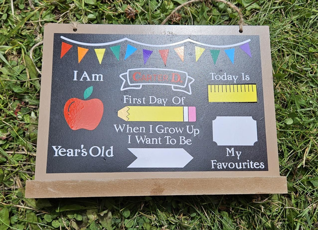 Back to school boards 