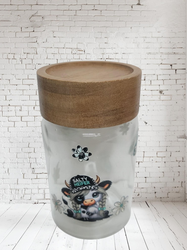 Petite bonbonnière en verre Vache 🐄 
