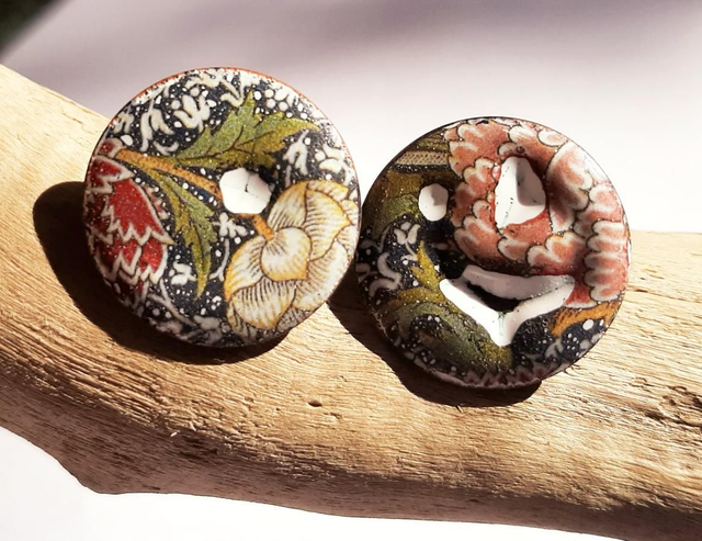 Boucles d&#039;oreilles rondes 