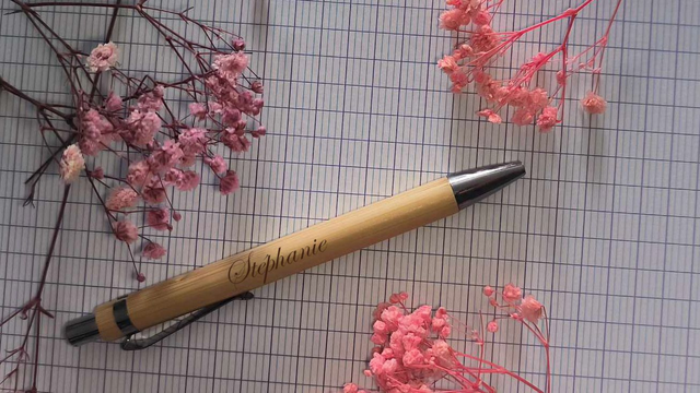 STYLO BAMBOU PERSONNALISABLE